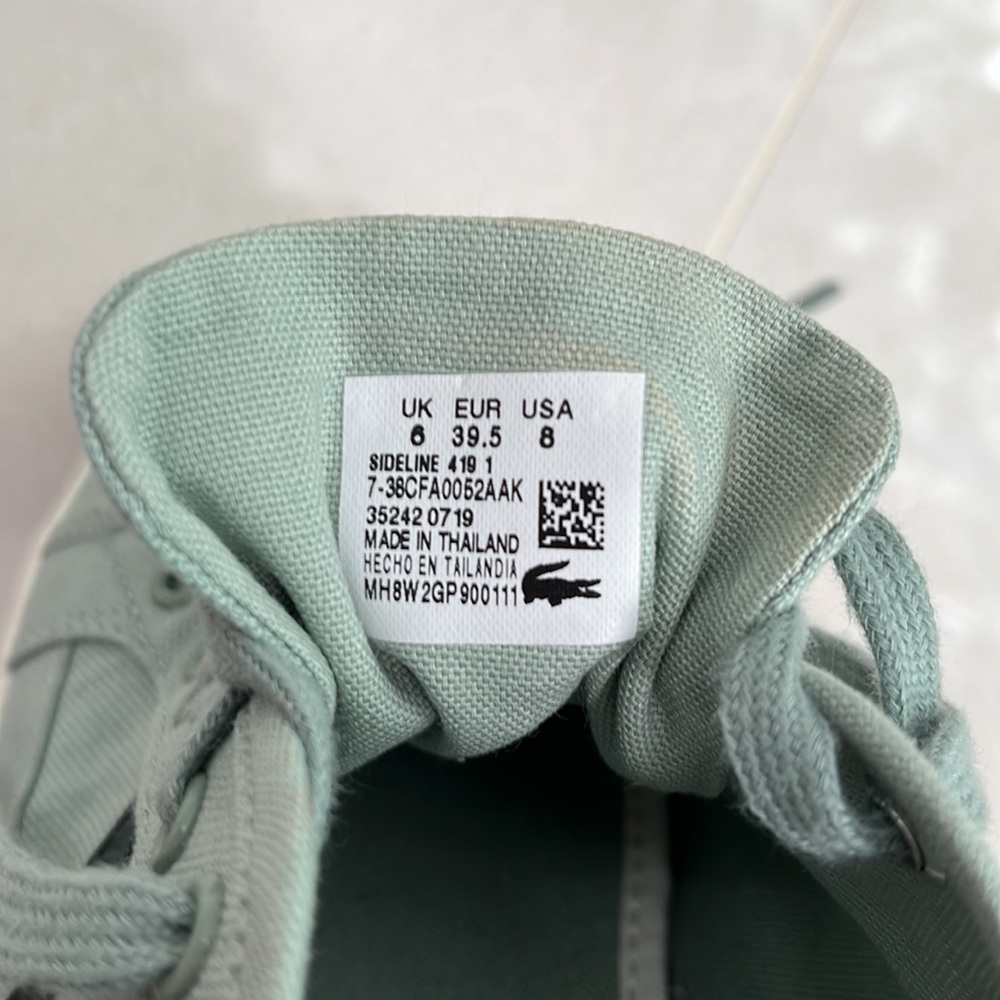 Lacoste sneakers size USA 8 - Picture 4 of 6